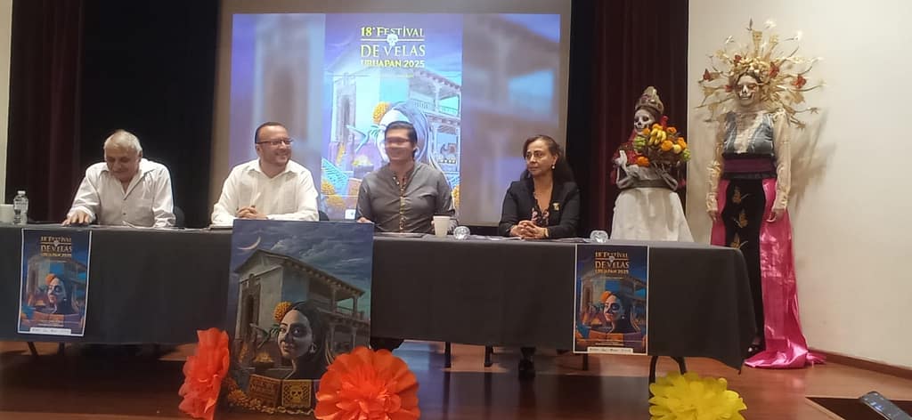 rueda de prensa Festival de las Velas en Uruapan