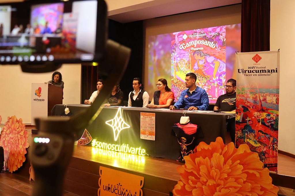 Rueda de prensa Festival Uirucumani en Maravatío