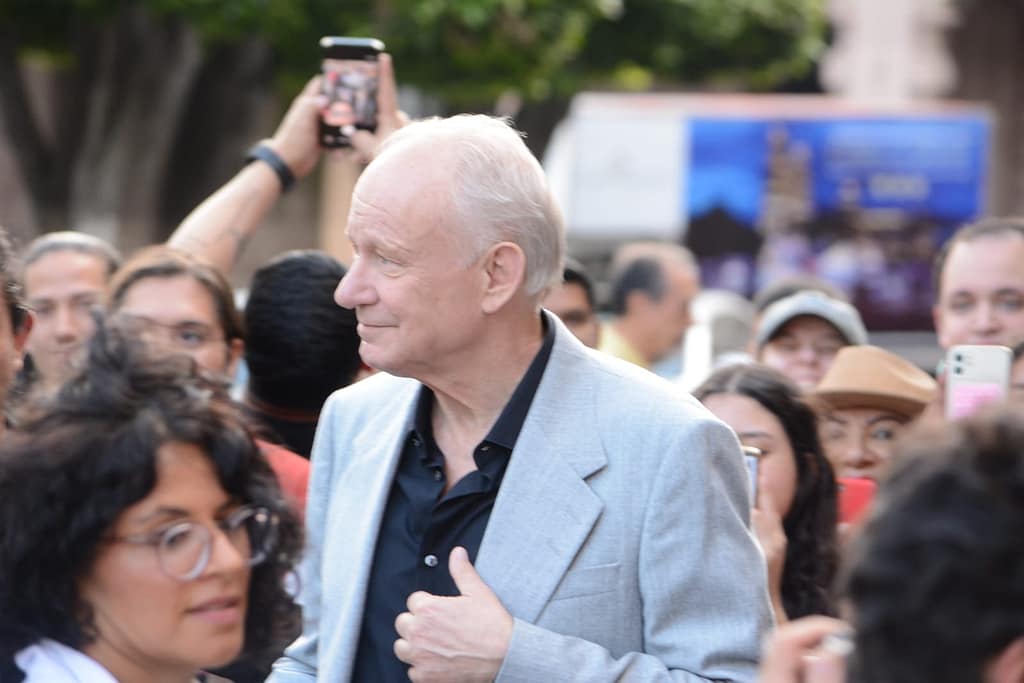 Stellan Skargard en el Festival de Cine de Cine de Morelia
