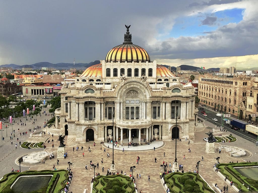 Palace of Fine Arts. Turibus Tour Through Mexico City: Panoramic Sightseeing Experience