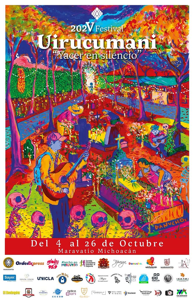 cartel oficial Festival Uirucumani en Maravatío