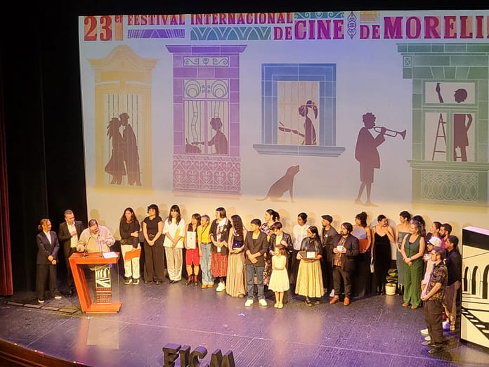 premiación del Festival de Cine de Morelia